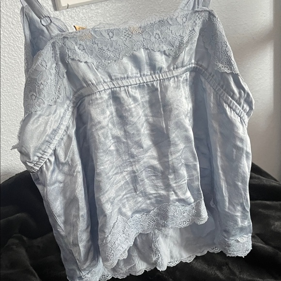 Shyanne Sky Blue Lace Camisole - Picture 3 of 5
